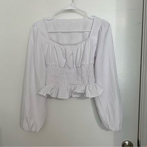 Yesstyle smock waist top